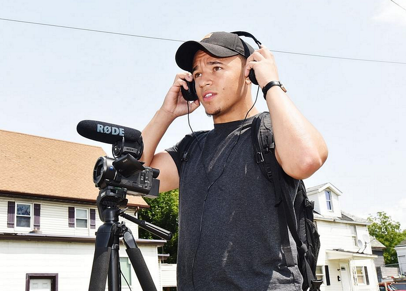 Emerson recipient Marquis Palmer &#8217;18 films documentary in Utica