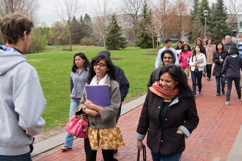College welcomes prospective Class of 2022 students to campus for Accepted Students Day