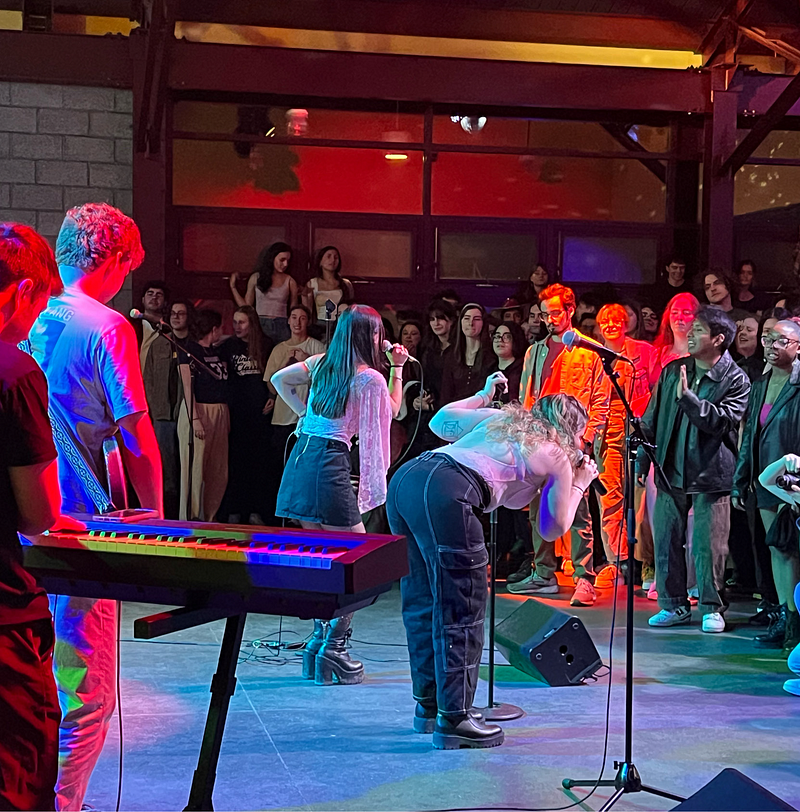 A brawling Battle of the Bands takes front-stage