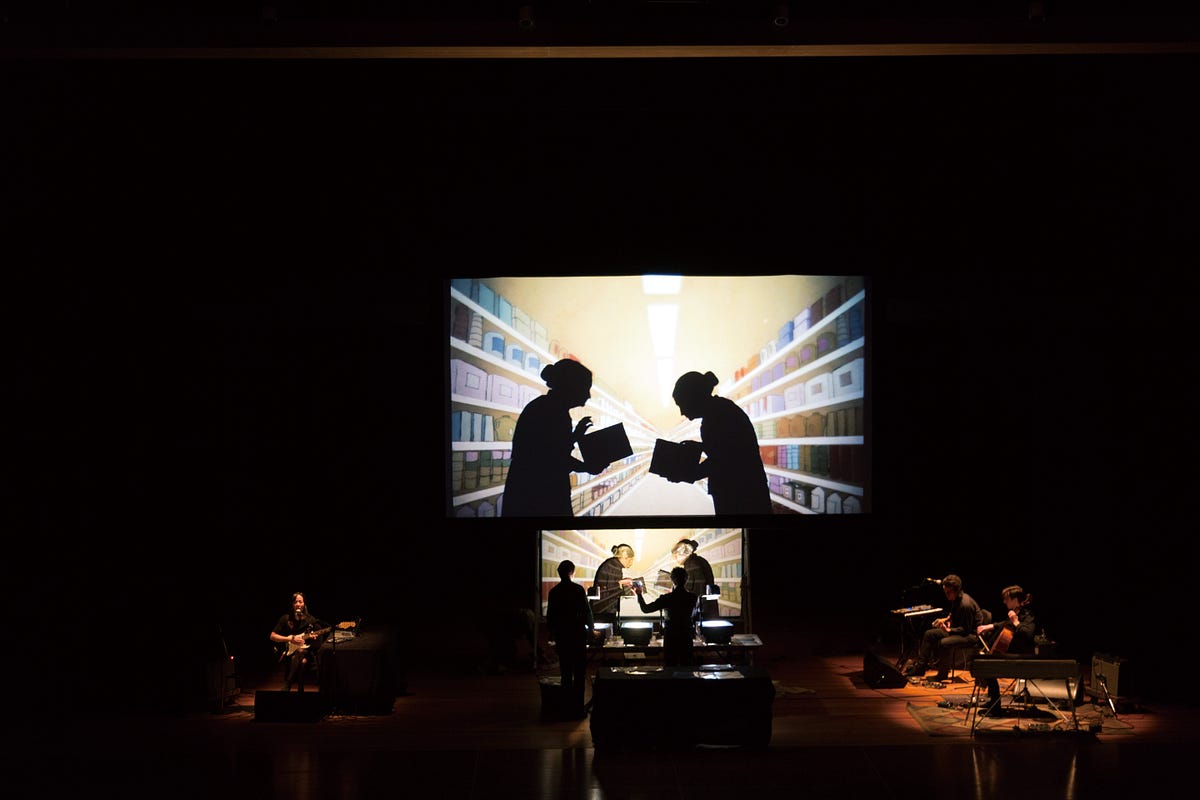 Manual Cinema performs cinematic shadow puppetry show
