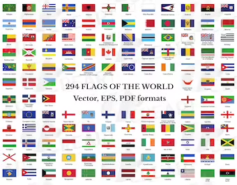 Top five flags ranked by aesthetic