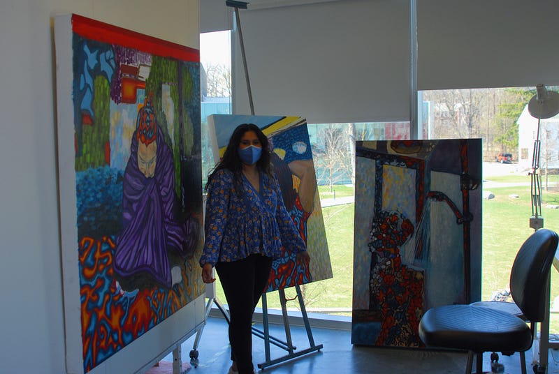 Pursuing an art thesis during COVID with Safa Ahmed &#8217;21