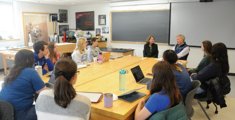 Leading climate scientists visit Hamilton as Morris Fellows, host lectures and workshops
