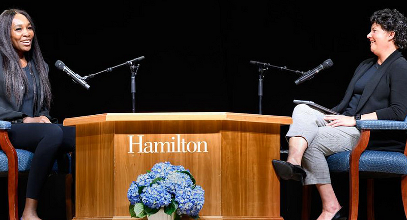 Venus Williams visits Hamilton through Sacerdote Great Names Speaker Series