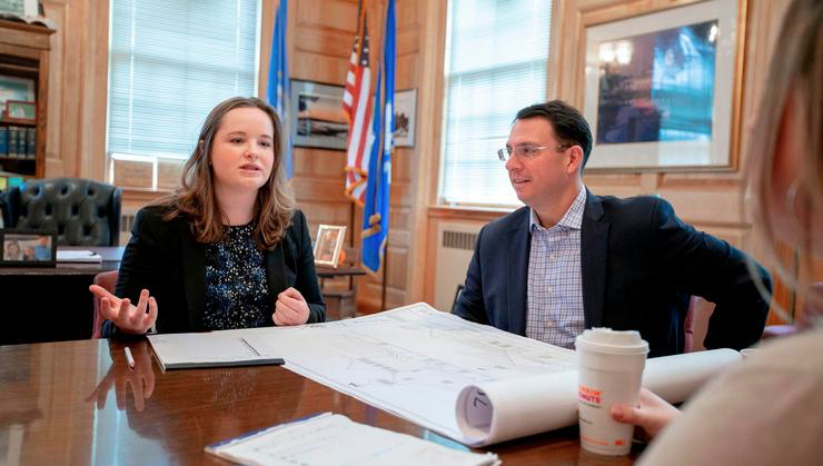 Christine Walsh &#8217;21 embraces role as assistant mayor of hometown