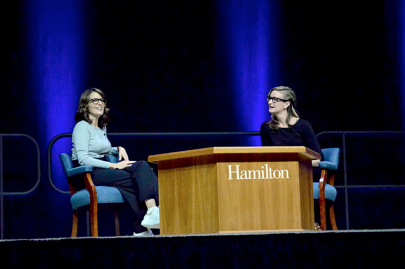 Tina Fey talks laughs, life, and Liz Lemon as 2019 Sacerdote Great Names speaker