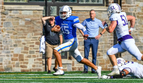 Hamilton football struggles in home opener