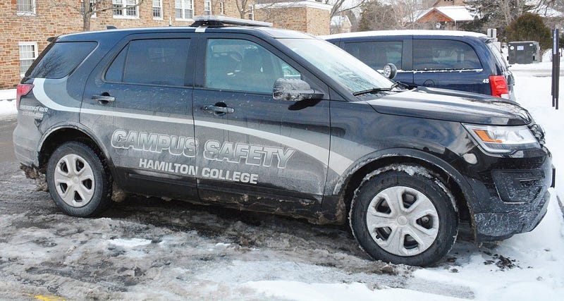 Campus Safety patrols in unmarked vehicle