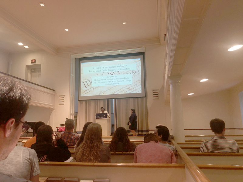 Annual Constitution Day lecture features Professor Anna Law