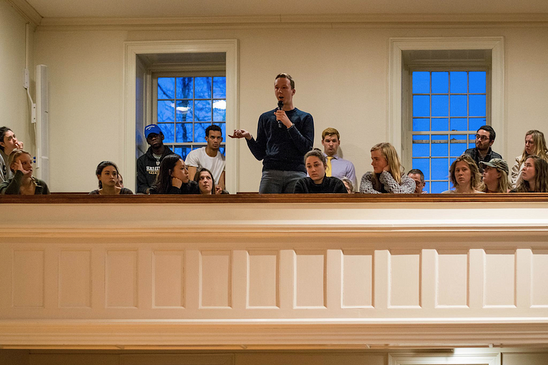 Students voice concerns over mental health, sexual misconduct at Town Hall