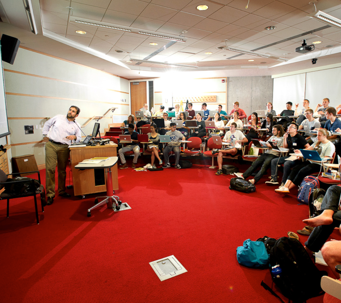 Haseeb Chowdry, assistant vice president in Barclays Wealth's Business Assessment & Strategic Analytics team, led the 2014 bootcamp. Photo Courtesy of The University of Toronto