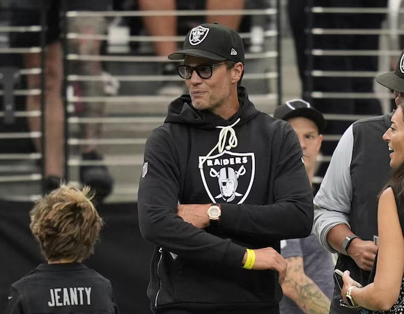 Tom Brady after 23 seasons on the field transitions to broadcasting for FOX Sports and minority ownership in the Las Vegas Raiders.